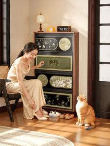 MEISD | Ultra-thin Narrow Antique-style Shoe Cabinet 15cm
