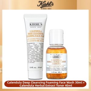 Kiehls | Moisturizing Refreshing Cleanser Toner Lotion Cream Set