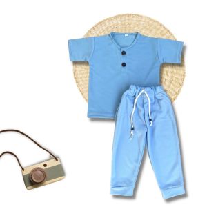 SET KIANO LENGAN PENDEK CELANA PANJANG ANAK USIA 1-5TH