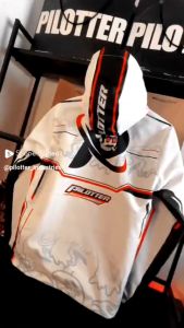 Jaket Racing Pilotter Artikel Little Ghost Gratis Stiker