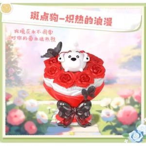Blind Box Disney Tsum Tsum Goldlok Winnie the Pooh Bear Frozen Elsa Dalmatian Dog Rapunzel Bouquet Roses Figurine Display Figure