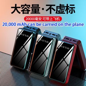100% original powerbank 2.1A 4USB 3 Output 12000MAH 30000mah 50000mah 80000mah Heavy duty power bank