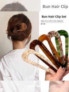 WENZHU | New Style U-Shaped Hairpin Bun Shaper