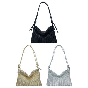 【NEW】 Stylish Womens Diamond Shoulder Bag Small Crossbody Purse with Elegant Detailing for Special Occasions in Burgundy or Champagne