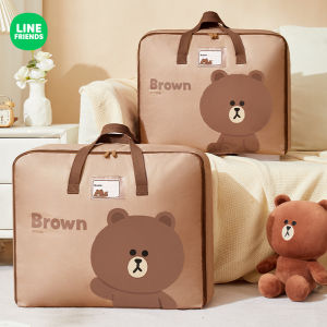 Line Friends Portable Thickened Student Dormitory Moving Packing Bag Moving Kindergarten Quilt Storage Bag With Zipper