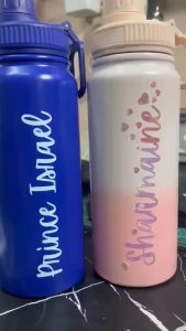 Personalized/Customized Vinyl Sticker Name Decals for Balloons Mugs BoxPaper Bag Souvenir and etc.