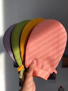 Hot Korean Exfoliating Mitt Wash Skin Bath Scrub Glove Preparation Durable Shower Scrub Gloves Dead Skin Removal Bath Glove