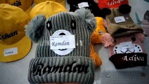 Topi Bayi Laki-Laki Beruang & Desain Lucu