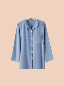 Maternity Sleepwear Pure Cotton Long Sleeve Side Opening Nursing Gown Postpartum Clothing Large Size Spring Summer