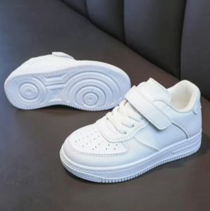 PP | Sepatu Sneakers Anak APULO Sekolah tk sd Putih laki laki dan Perempuan Ukuran 26-35