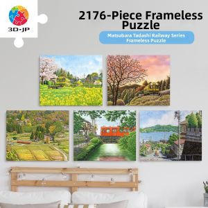 3D-JP | Stress Relief Creative Wall Decor 3D Style Framed Puzzle