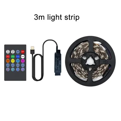 TV Backlight Music Sync USB Powered RGB LED Strip Light for 15 - 80 Inch TV Mirror PC