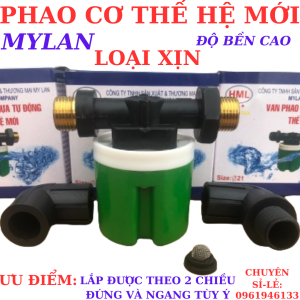 Van Phao Cơ MYLAN Ren Đồng Hàng Chất Lượng Tự Động Xả Ngắt Nước Chống Tràn cho Bồn Bể Máng Uống Tự Động Chăn Nuôi