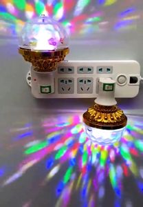 Bohlam Lampu Disco Magic Ball RGB - 7 WARNA / LAMPU DISCO PUTAR 7 WARNA/Lampu LED RGB E27 7 Warna Lampu Disko Lampu Disco RGB Mini