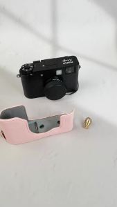 NiYi | Camera Half Case for Fujifilm X-half Camera Protector Cover Pouch Bag Leather Case Bottom Opening Anti-scratch Waterproof