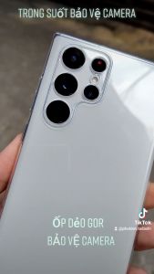Ốp Lưng Dẻo Gor Samsung Note 20/ 20 Ultra/ 9/10/ 10Plus/ Galaxy S21 S21 Plus S21Ultra S20 S20 FE S20 Plus Galaxy S23/ S23 FE/ S23 Plus/ S23 Ultra Trong Suốt Bảo vệ camera.