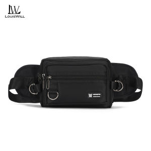 LouisWill Mens Chest Bag Waist Bag Waterproof Sports Bag Large Capacity Casual Sling Bag for Men Men Street Bag Messenger Bag Multifunctional Chest Bag Fitness Bag Travel Bag Business Bag for Men Waterproof Pouch Bag Motorcycle