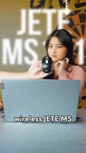 Mouse Wireless JETE MS101 with 3 Level DPI Ergonomis Design - Garansi 2 Tahun