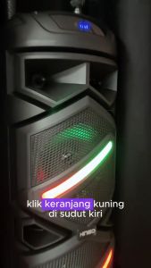 PREMIUM BASS Party Speaker Bluetooth Karaoke Wireless Besar Super Bass Protable Full Bass 8 Inch x2