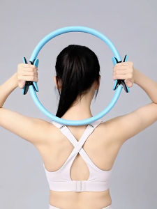 Cincin Pilates 38cm Gelung Yoga Ajaib Alat Senaman Rumah Full Body Toning Pembentuk Badan Fitness Ring Kuat Tahan Lasak Fitness ring 普拉提圈 健身环