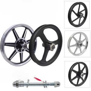 ล้อหน้าอลูมิเนียมพับได้สําหรับการปรับเปลี่ยนรถยนต์ไฟฟ้าแบตเตอรี่ลิเธียมสากลรถยนต์ไฟฟ้าดิสก์เบรก 14 นิ้ว