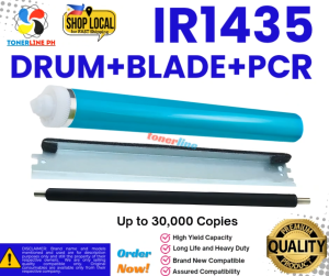 IR1435 Drum + Blade + PCR for Printers & Scanners - Up to 30000 Copies - High Yield Capacity - Long Life and Heavy Duty - Brand New Compatible - Assured Compatibility