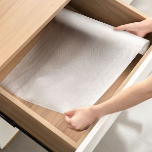 Drawer Mat EXTRA THICK Non Slip Drawer Pad Plastic Shelf Liner Cabinet Pad Rubber Kitchen Cupboard Mat Cleaning