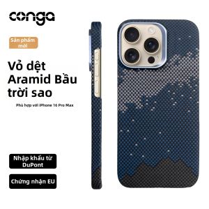 CONGA | Ốp Lưng iPhone Dây Đeo Từ Tính Sợi Kevlar Aramid Phát Sáng Đêm