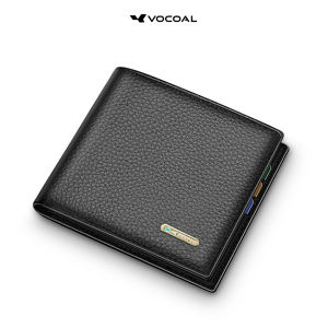 VOCOAL Mens Wallet Thickened Cash Slot Simple Short Wallet Soft PU Business Wallet Retro Wallet Multi-Card Position Wallets Travel Purses Coin Pouch ID Credit Cards Holders