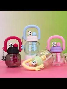 BOTOL MINUM ANAK 2 SISI MOTIF PANDA + INFUSED WATER KAPASITAS 800ML ANTI TUMPAH