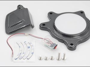 Nmax Aerox v2 Transparent Acrylic CVT Cover With Light Box And Bolts