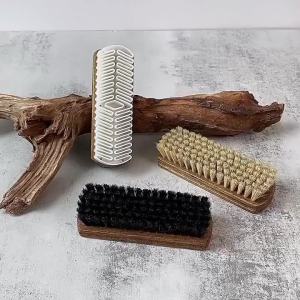 Dashboard Detail Polishing Brush for Shoe & Leather Care Horsehair Wood Cleaning Brush