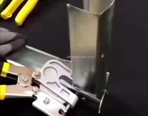 Kìm Bấm Lỗ Tạo Kết Nối Tấm Kim Loại Nhanh Không Cần Đinh Vít Kích Thước 25 Cm