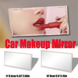 【Pphha】Car Makeup Mirror Women Portable Safe Shockproof HD Cosmetic Mirror Girls Universal Auto Interior Accessories