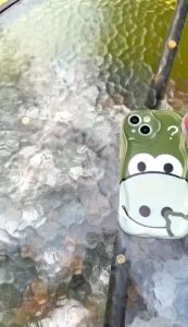 FOX Case iPhone X XR XS 11 11 Pro 12 12 Pro Kartun Cute Bear Lotso And Crocody 3D Soft Wave Edge