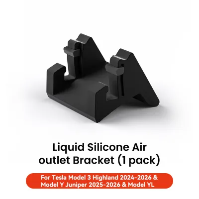 YZ | YZ For Tesla Model 3 Y Highland Juniper Car Phone Holder Air Vent Clip Mobile Cell Phone Stand In Car Liquid Silicone Air Outle