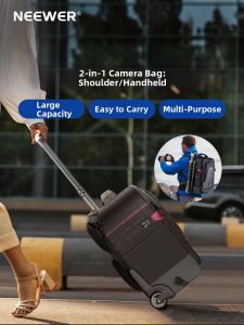Neewer | Waterproof Camera Case for Travel & Mountaineering With Wheels and Shoulder Straps