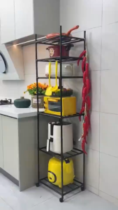 Kệ Nhà Bếp Kệ Đa Năng 2-6 Tầng Giá đựng đồ Di động chắc chắn và bền kế rỗng mở