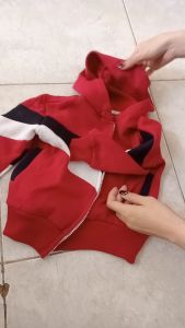 Jaket Anak Hoodie Zipper Anak Laki-Laki Kombinasi Warna Umur 1-14 Tahun