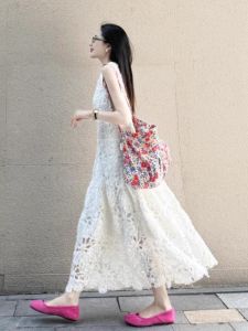 DANTING | Elegant White Lace Long Dress