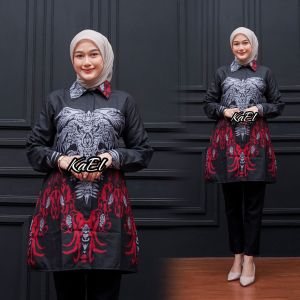 Atasan Baju Batik Blouse Chayra Atasan Modern2024 Sragaman