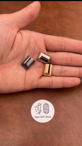 Chặn Dây Kéo Răng 5 Hợp Kim Kẽm Xi Mạ Chống Bong Tróc Phụ Liệu May Túi Xách Balo Đồ Da Handmade - Mã F697