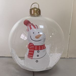 Cross-Border Hot-Selling New Inflatable Christmas Balls Christmas Outdoor Decorations Balloon Festive Venue Decoration Christmas Balls