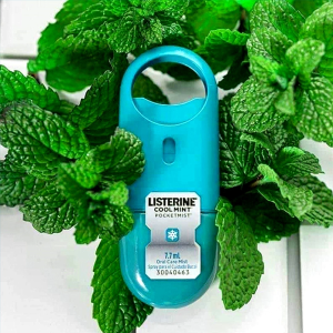 Bộ Đôi Xịt thơm miệng Listerine Cool Mint Pocketmist chính hãng Mỹ – Kh.ử mùi và làm mát lạnh vùng khoang miệng