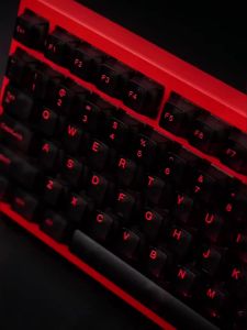 Bộ Keycap Mintcaps Morning C Evening A Fog UV Backlit 120 Phím Profile Cherry Dành Cho Bàn Phím Cơ MX Keycap Trong Suốt