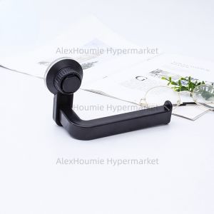 Suction Cup Toilet Paper Holder Wall Mount Rack for Bathroom Durable No Drill Sucker Paper Roll Hanger with Smooth Surface Styli