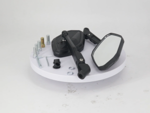 SIDE MIRROR UNIVERSAL BLACK-BLACK H3463 HIGH QUALITY MOTORCYCLE
