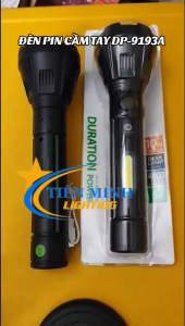 Đèn Pin Cầm Tay Có ZOOM DP-9193A (10W) 3 Chế Độ Sáng Có Đèn Led Bên Hông