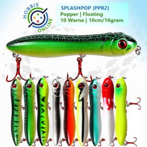 Umpan Popper Floating Fishing Bait Pancing Predator Strike 10cm 16gr SplashPop (PPRA2)