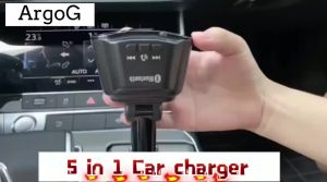 Charger Mobil Cepat 3.1A dengan Monitor Voltage 2 Cigarette Lighter Socket